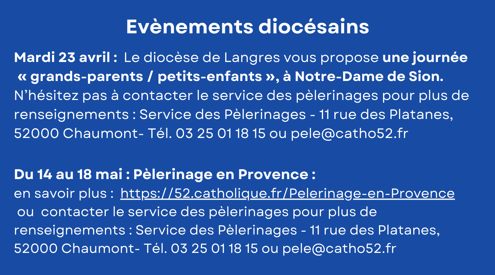 Semaine Du Au Avril Eglise Catholique Joinville